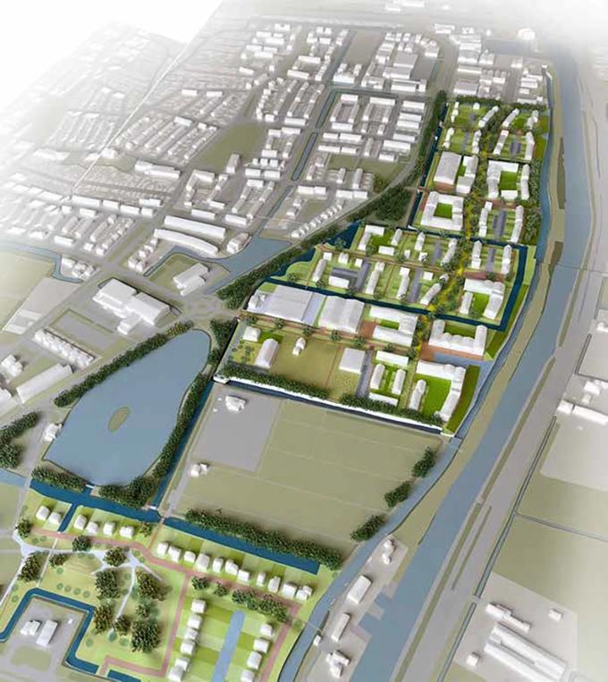 Doesenburg Dijk en Waard maquette